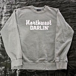 Northwest Darlin' Sage Green Sweatshirt sz Med